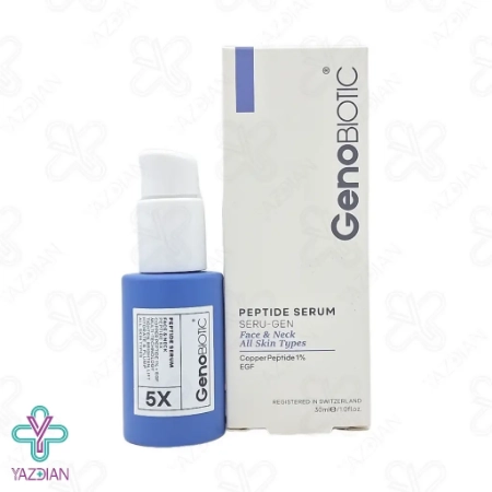 سرم پپتاید یک درصد صورت و گردن ژنو بایوتیک - 30 میلی لیتر